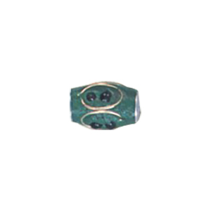 Decorated or Embellished Clay Beads 16024
