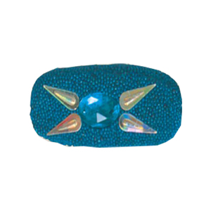 Decorated or Embellished Clay Beads 16051