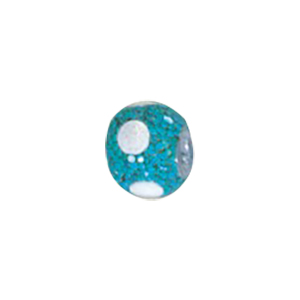 Decorated or Embellished Clay Beads 15941