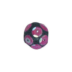 Decorated or Embellished Clay Beads 15948