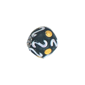 Decorated or Embellished Clay Beads 15956