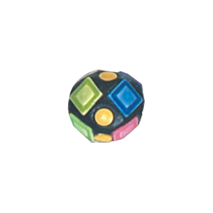 Decorated or Embellished Clay Beads 15962