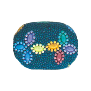 Decorated or Embellished Clay Beads 15990