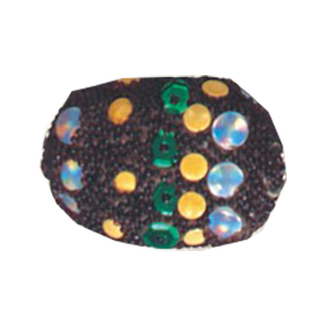 Decorated or Embellished Clay Beads 15993