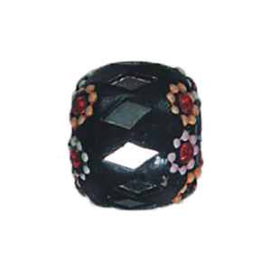 Decorated or Embellished Clay Beads 16302
