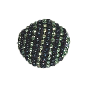 Decorated or Embellished Clay Beads 16305