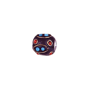Decorated or Embellished Clay Beads 9452