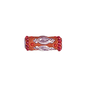 Decorated or Embellished Clay Beads 9470