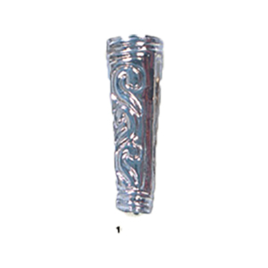Hollow Metal Cone Beads stamped Metal sheet electroplated 16630