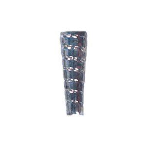 Hollow Metal Cone Beads stamped Metal sheet electroplated 16631
