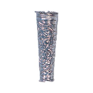 Hollow Metal Cone Beads stamped Metal sheet electroplated 16635