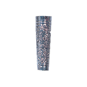 Hollow Metal Cone Beads stamped Metal sheet electroplated 16638