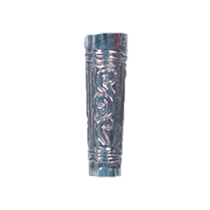 Hollow Metal Cone Beads stamped Metal sheet electroplated 16639