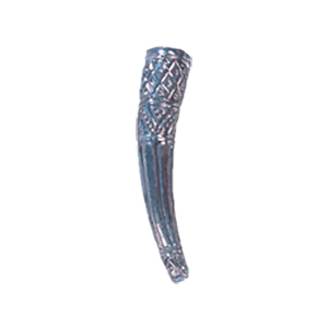 Hollow Metal Cone Beads stamped Metal sheet electroplated 16648