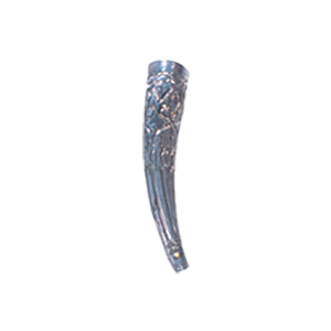 Hollow Metal Cone Beads stamped Metal sheet electroplated 16649