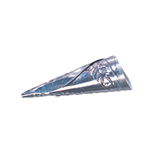 Hollow Metal Cone Beads stamped Metal sheet electroplated 16659