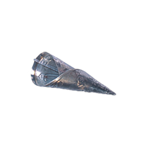Hollow Metal Cone Beads stamped Metal sheet electroplated 16660
