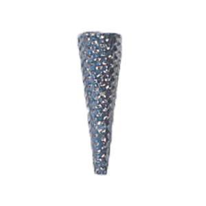 Hollow Metal Cone Beads stamped Metal sheet electroplated 16664