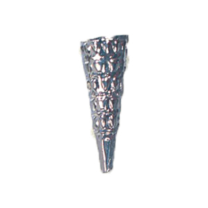 Hollow Metal Cone Beads stamped Metal sheet electroplated 16669