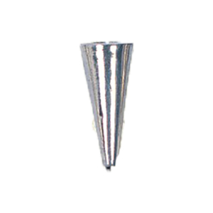 Hollow Metal Cone Beads stamped Metal sheet electroplated 16675