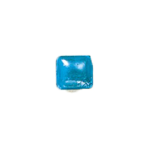 Silver foiled Glass Cabochons frosted 16779