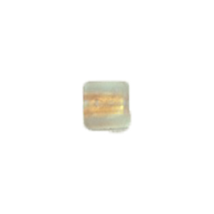 Gold foiled Glass Cabochons frosted 16845