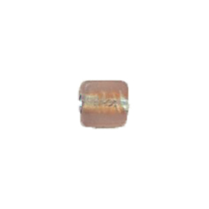 Gold foiled Glass Cabochons frosted 16853