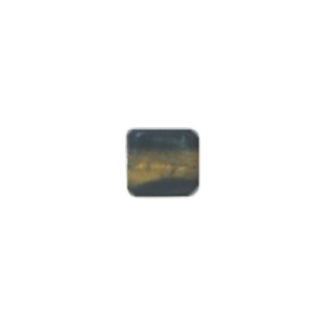 Gold foiled Glass Cabochons frosted 16859